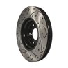 DS-One | Coated Slotted Drilled Disc Brake Rotor - Front - Audi 2011-2017