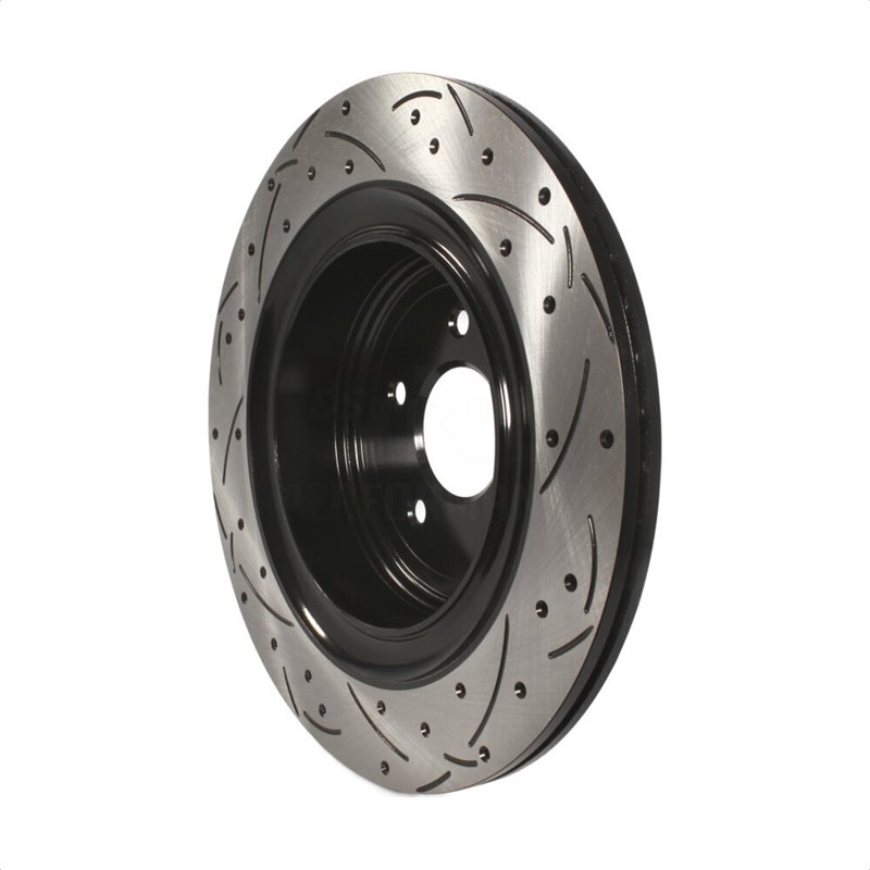 DS-One | Coated Slotted Drilled Disc Brake Rotor - Rear - Infiniti 2009-2022