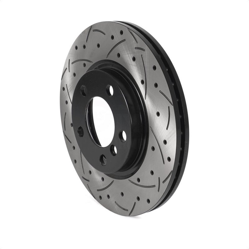 DS-One | Coated Slotted Drilled Disc Brake Rotor - Front - Cooper Countryman / Paceman 1.6L 2011-2016