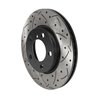 DS-One | Coated Slotted Drilled Disc Brake Rotor - Front - Cooper Countryman / Paceman 1.6L 2011-2016