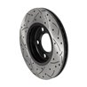 DS-One | Coated Slotted Drilled Disc Brake Rotor - Front - Cooper Countryman / Paceman 1.6L 2011-2016