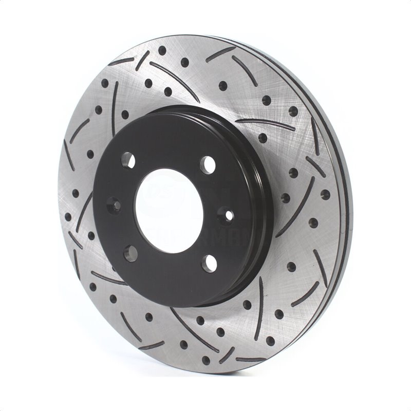DS-One | Coated Slotted Drilled Disc Brake Rotor - Front - Accent / Rio 1.6L 2012-2018