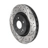 DS-One | Coated Slotted Drilled Disc Brake Rotor - Front - GLE300d / GLE350 / ML250 / ML350 2012-2018 DS-One Brake Rotors
