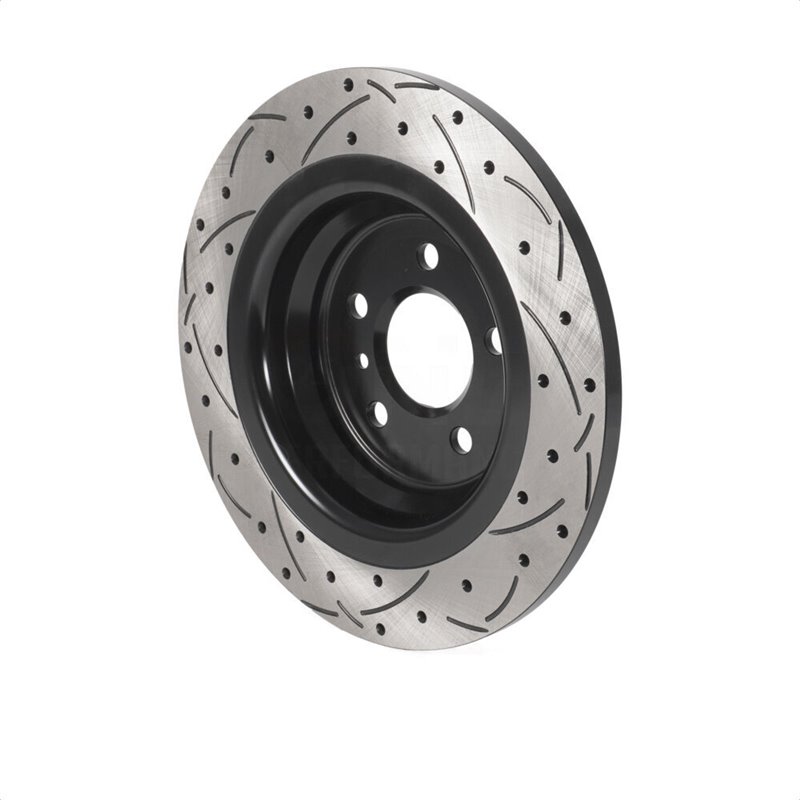 DS-One | Coated Slotted Drilled Disc Brake Rotor - Rear - GLE300d / GLE350 / ML250 / ML350 2012-2018