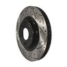 DS-One | Coated Slotted Drilled Disc Brake Rotor - Front - Santa Fe / Santa Fe Sport / Santa Fe XL / Sorento 2013-2020