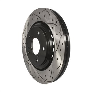 DS-One | Coated Slotted Drilled Disc Brake Rotor - Front - Acura / Honda 3.0L / 3.5L 2015-2023