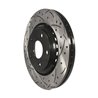 DS-One | Coated Slotted Drilled Disc Brake Rotor - Front - Acura / Honda 3.0L / 3.5L 2015-2023