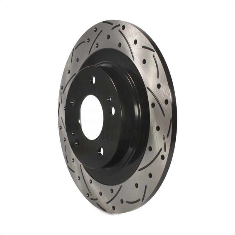 DS-One | Coated Slotted Drilled Disc Brake Rotor - Rear - Mitsubishi 2013-2022 DS-One Brake Rotors