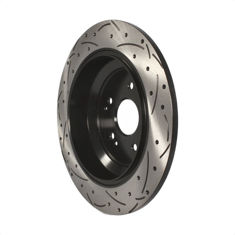 DS-One | Coated Slotted Drilled Disc Brake Rotor - Rear - MDX 3.5L 2014-2016