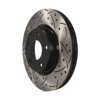 DS-One | Coated Slotted Drilled Disc Brake Rotor - Front - 3 / Sport / CX-3 2.0L / 2.5L 2014-2021