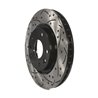 DS-One | Coated Slotted Drilled Disc Brake Rotor - Front - LEAF / Qashqai / Rogue / Rogue Sport / 2.0L / 2.5L 2014-2022