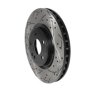 DS-One | Coated Slotted Drilled Disc Brake Rotor - Front - Infiniti / Mercedes-Benz 2.0T 2013-2020 DS-One Brake Rotors