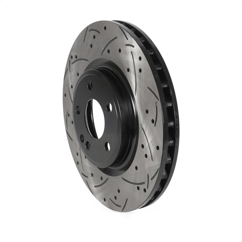 DS-One | Coated Slotted Drilled Disc Brake Rotor - Front - Infiniti / Mercedes-Benz 2.0T 2013-2020 DS-One Brake Rotors