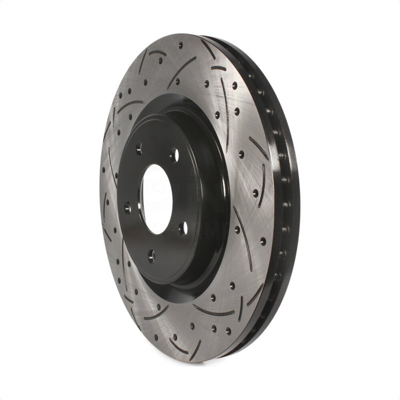 DS-One | Coated Slotted Drilled Disc Brake Rotor - Front - Rogue 2.0L / 2.5L 2014-2019