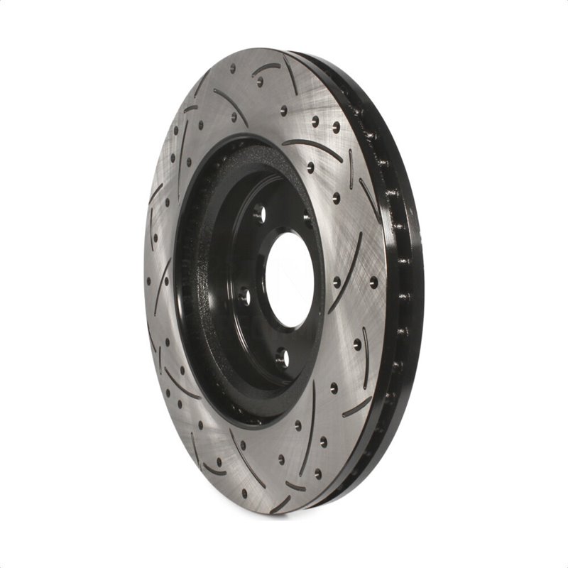 DS-One | Coated Slotted Drilled Disc Brake Rotor - Front - Rogue 2.0L / 2.5L 2014-2019
