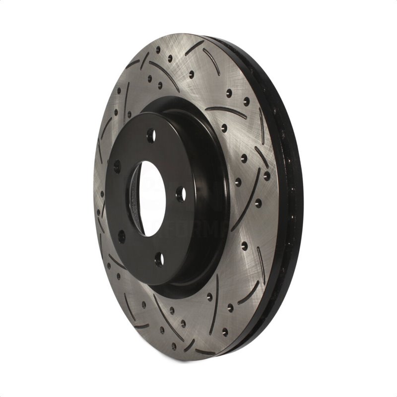 DS-One | Coated Slotted Drilled Disc Brake Rotor - Front - Altima 2.0T / 2.5L / 3.5L 2013-2023
