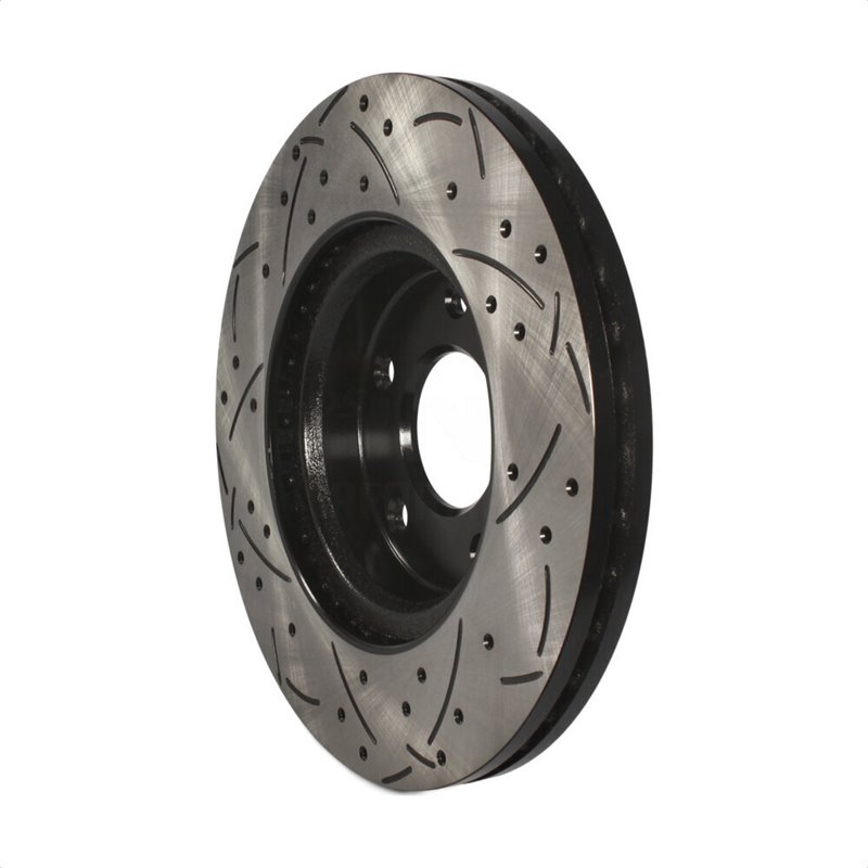 DS-One | Coated Slotted Drilled Disc Brake Rotor - Front - Altima 2.0T / 2.5L / 3.5L 2013-2023