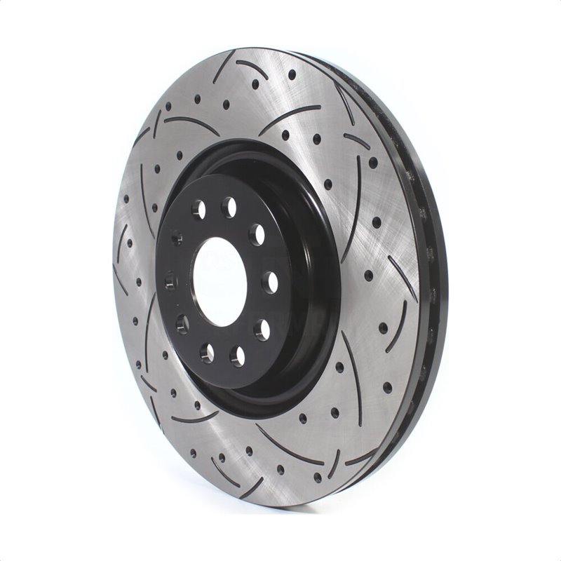 DS-One | Coated Slotted Drilled Disc Brake Rotor - Front - Audi / Volkswagen 2015-2023 DS-One Brake Rotors