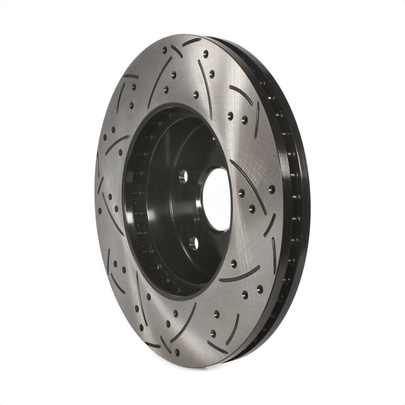 DS-One | Coated Slotted Drilled Disc Brake Rotor - Front - Legacy 2.5L 2015-2019