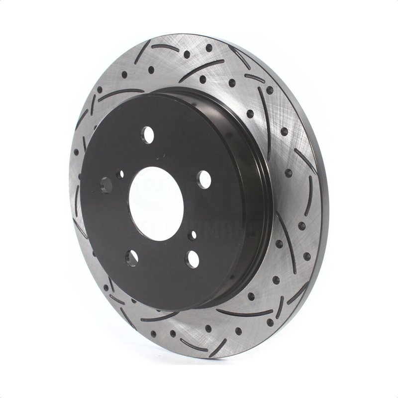 DS-One | Coated Slotted Drilled Disc Brake Rotor - Rear - Lexus / Toyota 2015-2023 DS-One Brake Rotors