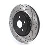 DS-One | Coated Slotted Drilled Disc Brake Rotor - Front - Lexus / Toyota 2016-2023
