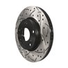 DS-One | Coated Slotted Drilled Disc Brake Rotor - Front - Accord / Civic / Insight 2016-2022