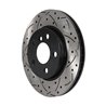 DS-One | Coated Slotted Drilled Disc Brake Rotor - Front - Cooper 1.5T / 1.6L / 2.0T 2014-2021