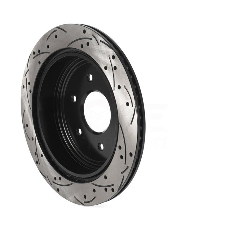 DS-One | Coated Slotted Drilled Disc Brake Rotor - Rear - Titan 5.6L 2017-2022 DS-One Brake Rotors