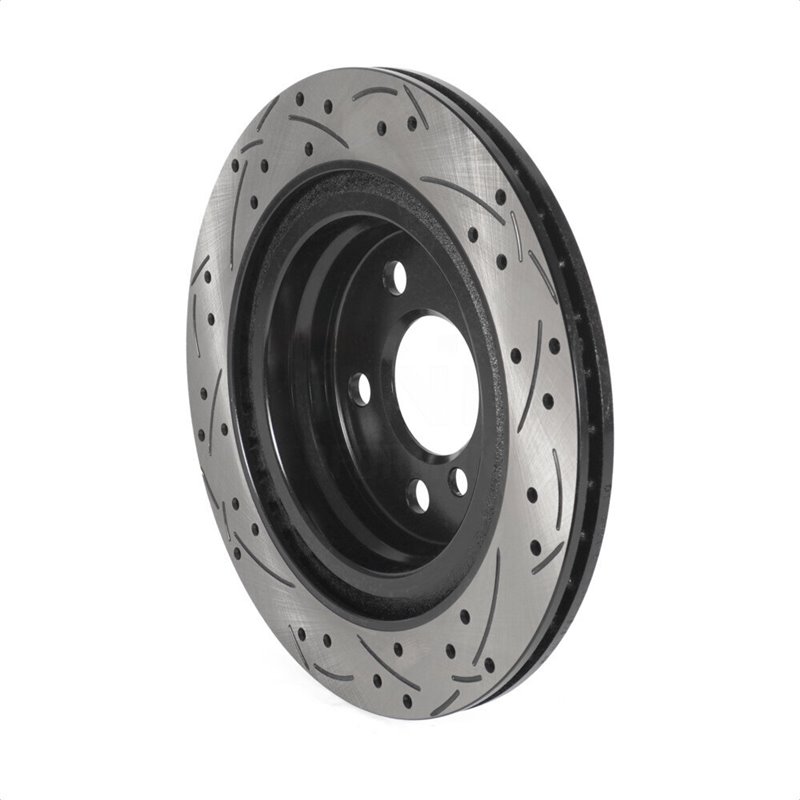 DS-One | Coated Slotted Drilled Disc Brake Rotor - Rear - BMW / Mini 2.0T / 1.5T 2016-2022
