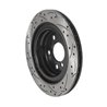 DS-One | Coated Slotted Drilled Disc Brake Rotor - Rear - BMW / Mini 2.0T / 1.5T 2016-2022