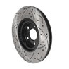 DS-One | Coated Slotted Drilled Disc Brake Rotor - Front - 228i xDrive Gran Coupe / X1 / X2 / Cooper Countryman 2.0T / 1.5T 2016