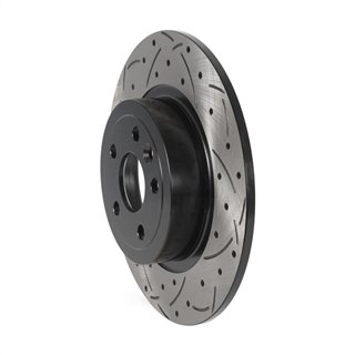 DS-One | Coated Slotted Drilled Disc Brake Rotor - Rear - Range Rover Evoque 2.0T 2016-2019
