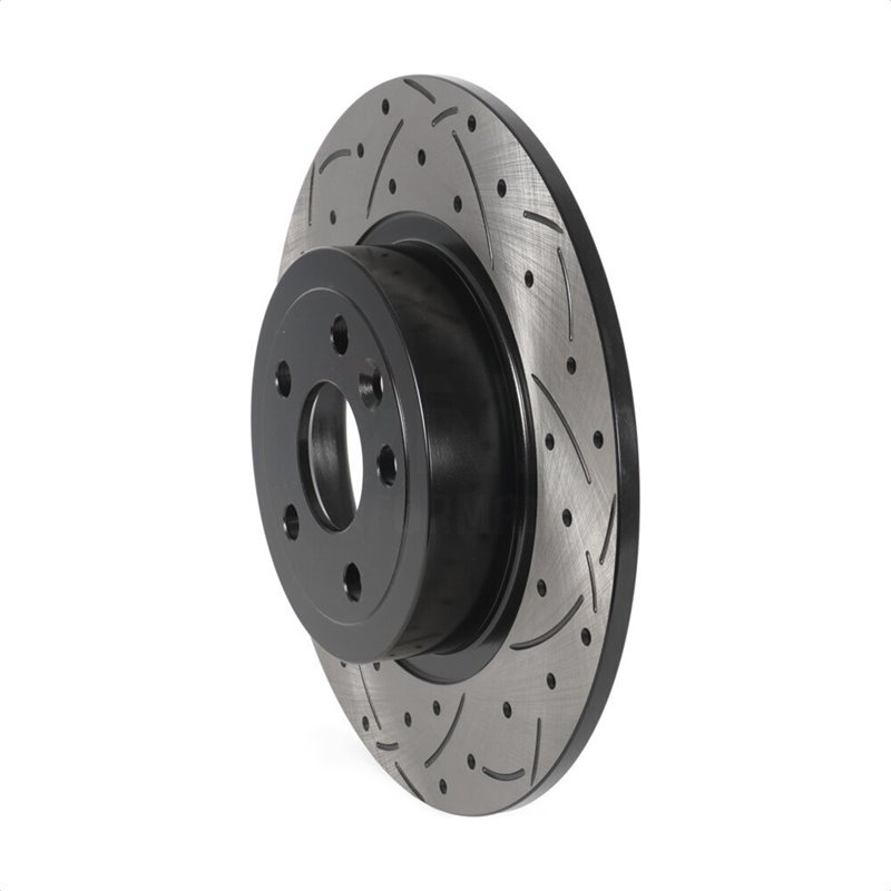 DS-One | Coated Slotted Drilled Disc Brake Rotor - Rear - Range Rover Evoque 2.0T 2016-2019 DS-One Brake Rotors