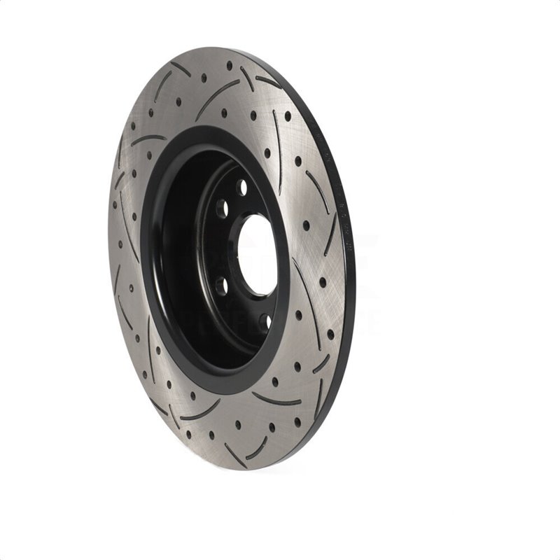 DS-One | Coated Slotted Drilled Disc Brake Rotor - Rear - Range Rover Evoque 2.0T 2016-2019 DS-One Brake Rotors
