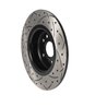 DS-One | Coated Slotted Drilled Disc Brake Rotor - Rear - Range Rover Evoque 2.0T 2016-2019 DS-One Brake Rotors