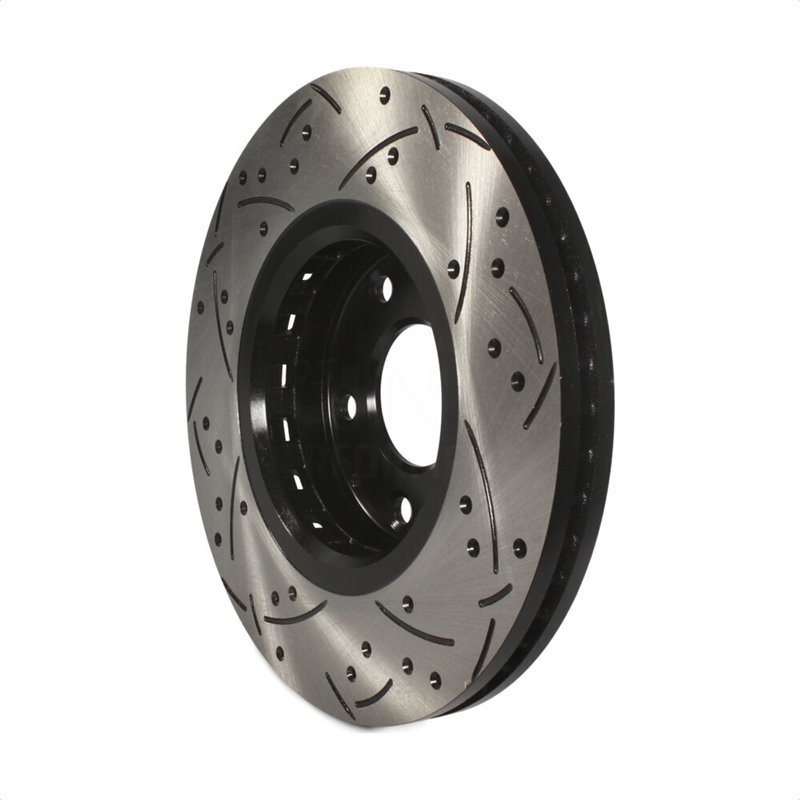 DS-One | Coated Slotted Drilled Disc Brake Rotor - Front - 3 / 6 / CX-5 2.0L / 2.5L 2016-2022