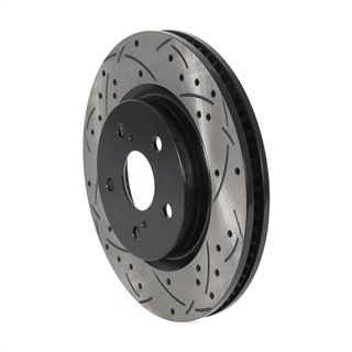 DS-One | Coated Slotted Drilled Disc Brake Rotor - Front - Lexus / Toyota 2018-2023
