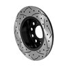 DS-One | Coated Slotted Drilled Disc Brake Rotor - Rear - Jetta / Taos 1.4T / 1.5T 2019-2023 DS-One Brake Rotors
