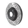 DS-One | Coated Slotted Drilled Disc Brake Rotor - Front - Impreza 2.0L 2017-2021