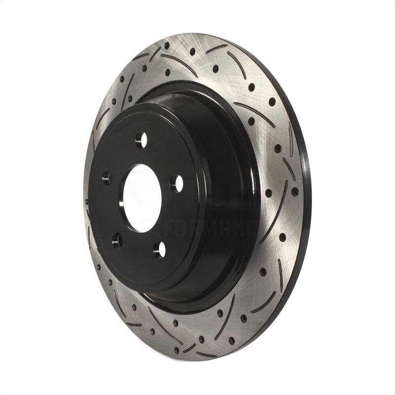 DS-One | Coated Slotted Drilled Disc Brake Rotor - Rear - Ford / Lincoln 2015-2023