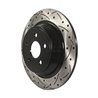 DS-One | Coated Slotted Drilled Disc Brake Rotor - Rear - Ford / Lincoln 2015-2023