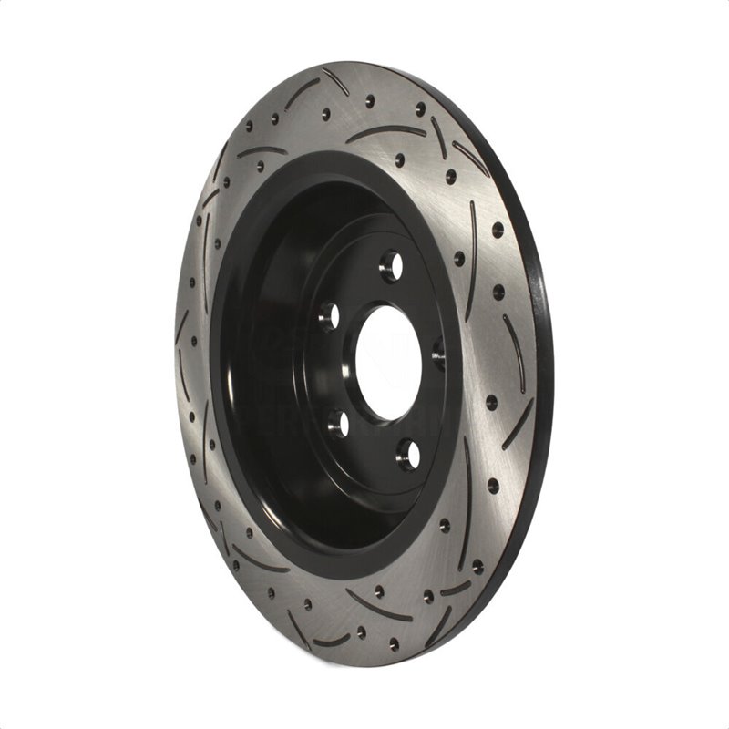 DS-One | Coated Slotted Drilled Disc Brake Rotor - Rear - Ford / Lincoln 2015-2023