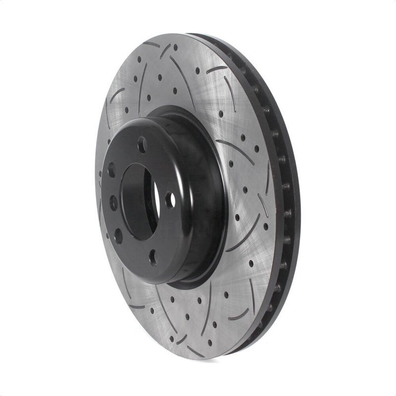 DS-One | Coated Slotted Drilled Disc Brake Rotor - Front - BMW 2.0T / 3.0T 2012-2020 DS-One Brake Rotors
