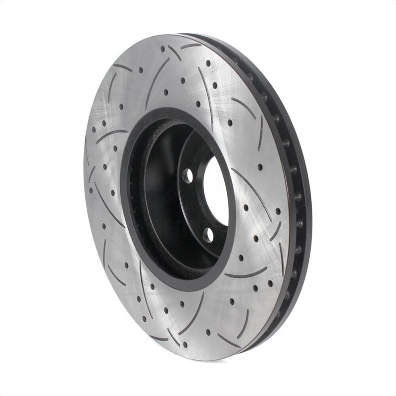 DS-One | Coated Slotted Drilled Disc Brake Rotor - Front - BMW 2.0T / 3.0T 2012-2020 DS-One Brake Rotors