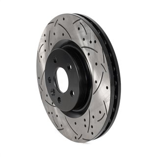 DS-One | Coated Slotted Drilled Disc Brake Rotor - Front - E-Pace / Discovery Sport / Range Rover Evoque 2.0T 2015-2019 DS-On...