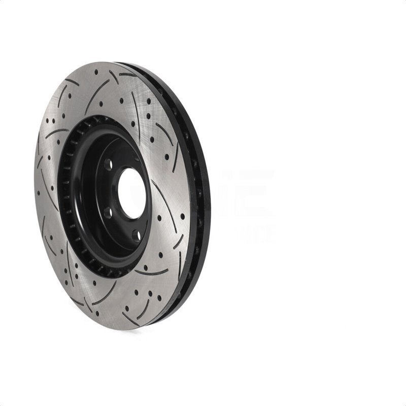 DS-One | Coated Slotted Drilled Disc Brake Rotor - Front - E-Pace / Discovery Sport / Range Rover Evoque 2.0T 2015-2019 DS-On...