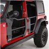 Go Rhino | Trailline Tube Doors, Rear pair - Gladiator / Wrangler (JL) Unlimited 2018-2023
