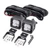 Go Rhino | Go Rhino LED Lighting - Pair of 3" LED Cube Lights Go Rhino Off-Road Lights