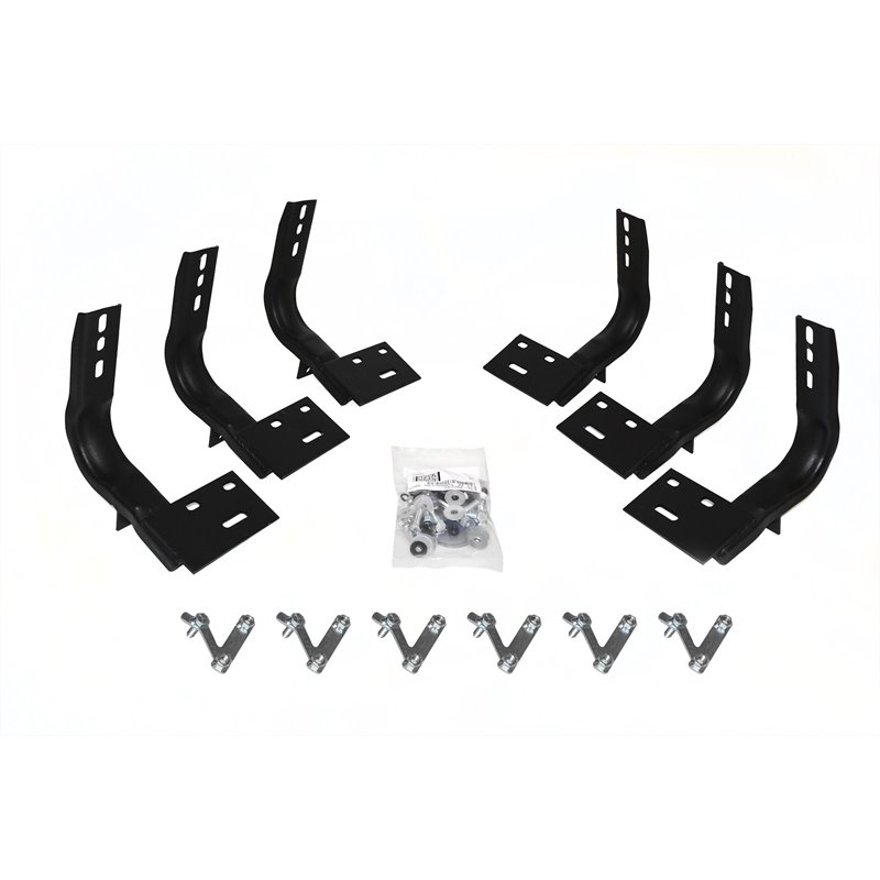 Go Rhino | OE Xtreme Cab Length Side Steps - MOUNTING BRACKETS ONLY - Ram 1500 / 2500 / 3500 2009-2022