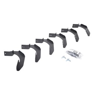Go Rhino | V-Series V3 Aluminum and RB Slim Side Steps - MOUNTING BRACKETS ONLY - F-150 2004-2014